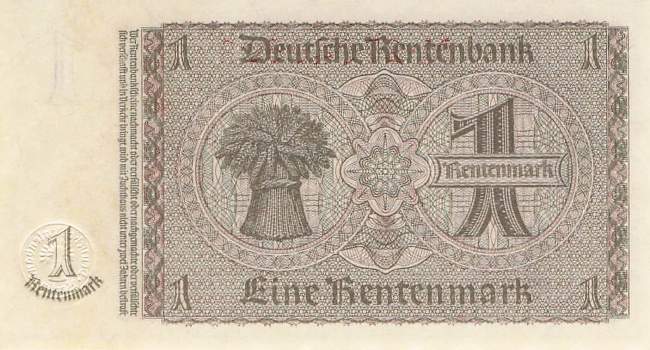 1 Rentenmark 1937 ro.166b M